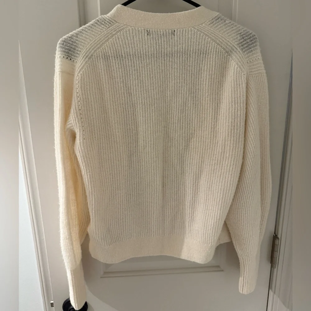 Baby Alpaca-Wool Cropped Cardigan - Picture 4 of 5